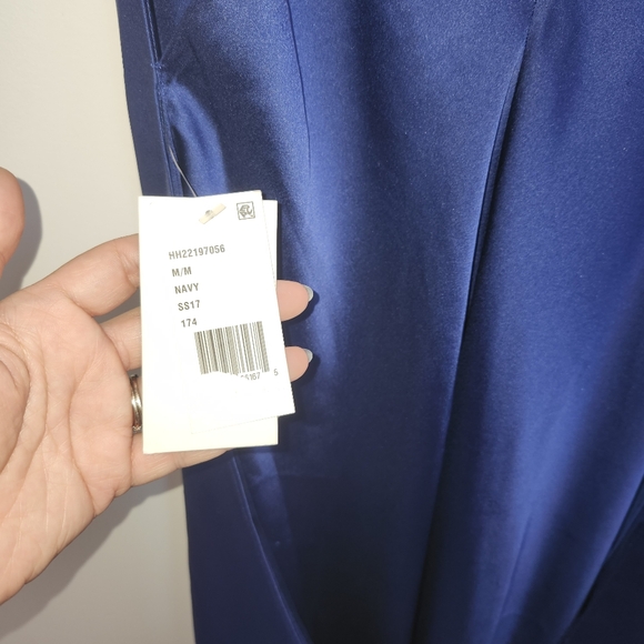 Halston Heritage BNWT rotal blue slip dress - Picture 5 of 7